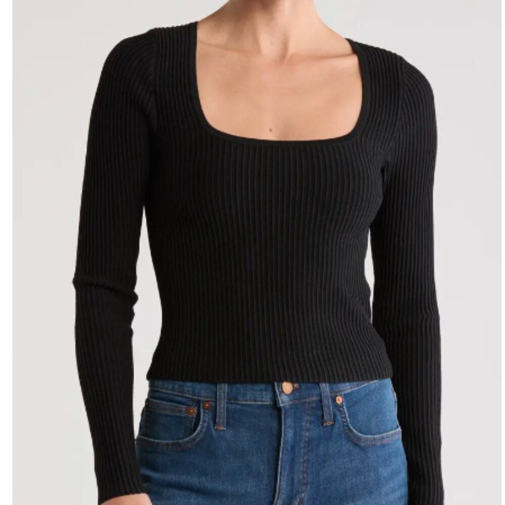 Madewell Square Neck Ottoman Top
